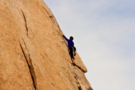 Rock climber photo