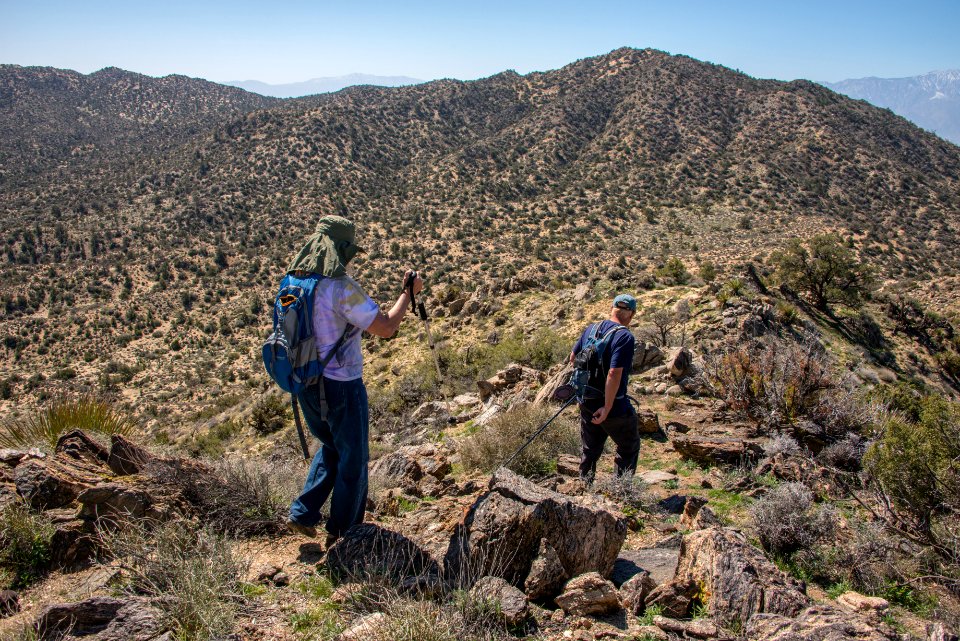 Hikers near Black Rock