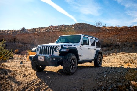 Jeep on Black Eagle Mine Road photo