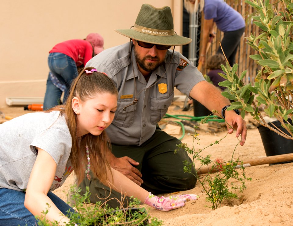 Planting with the Chief Vegetation Ranger