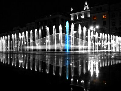 Night poznan tourists