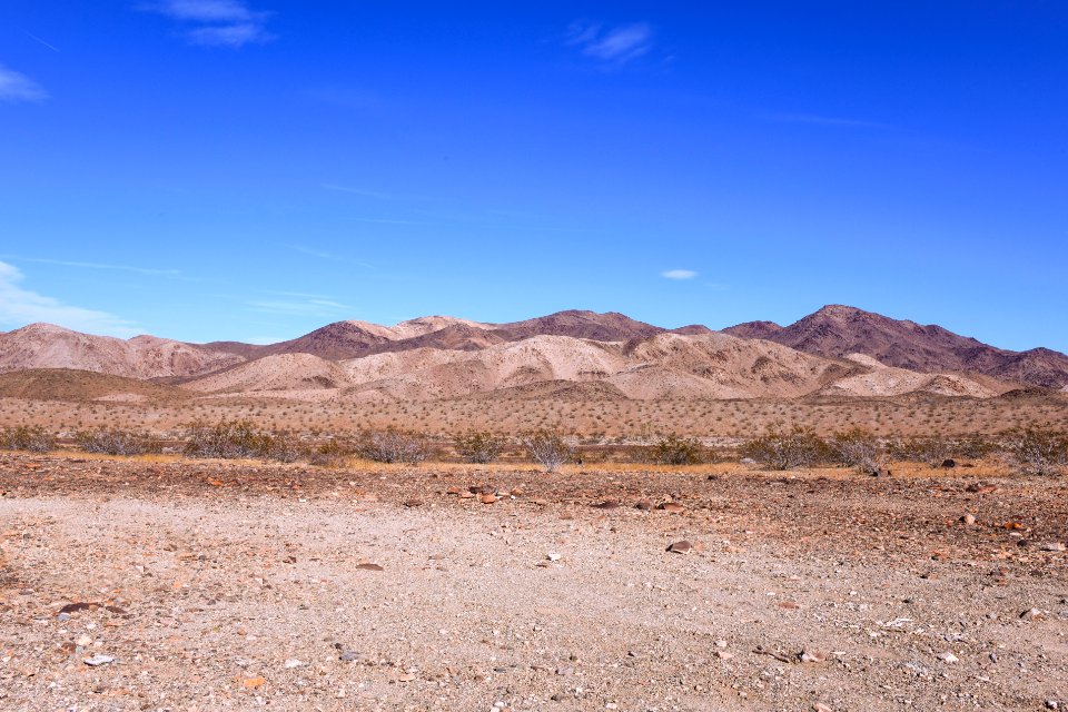 Eagle Mountains seen from Black Eagle Mine Road