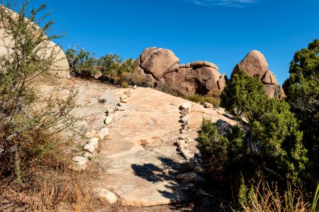 Trail markers along Split Rock Trail photo