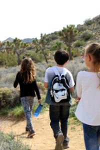 Students Hiking in Joshua Tree