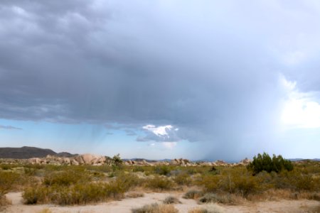 Monsoon clouds from Live Oak Picnic Area
