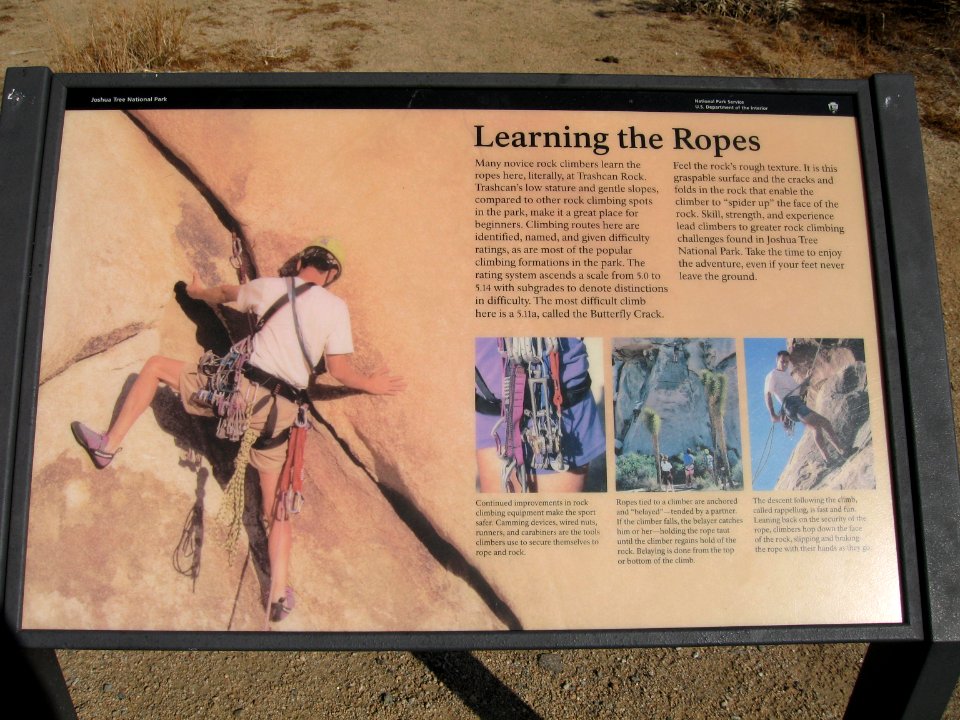 Joshua Tree Wayside circa early 2000s - Learning the Ropes