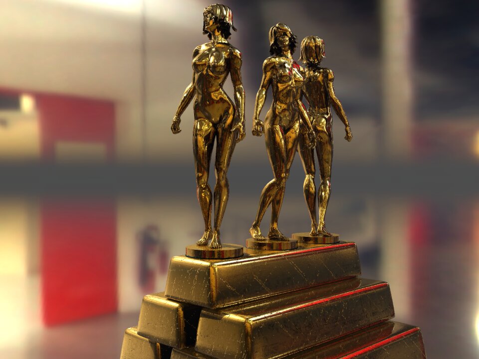 Precious wealth golden