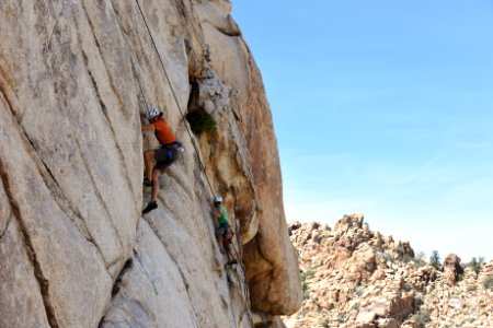 Climbing in Hidden Valley photo