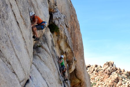 Climbing in Hidden Valley photo