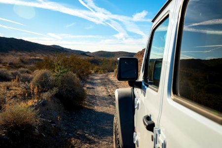 Jeep on Black Eagle Mine Road photo