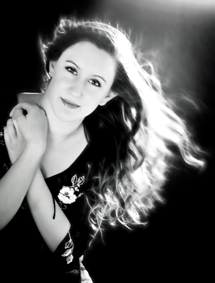 Model young female