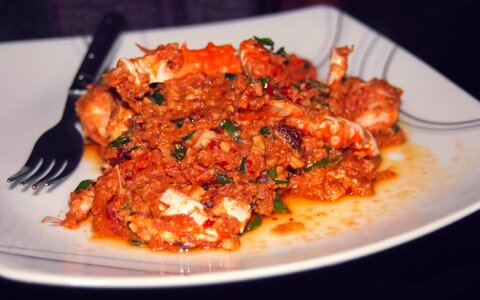 Seafood cuisine asian