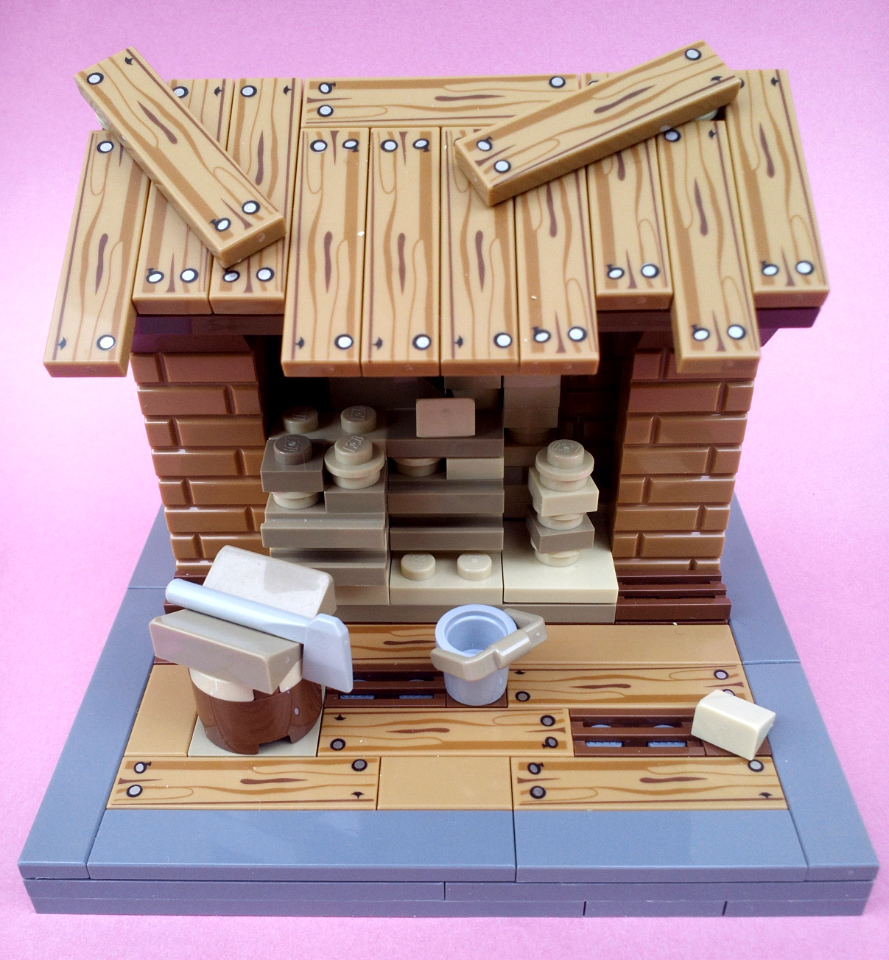#OctoberInBricks Prepare firewood for winter