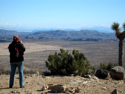 Overlooking Queen Valley on Ryan Mountain