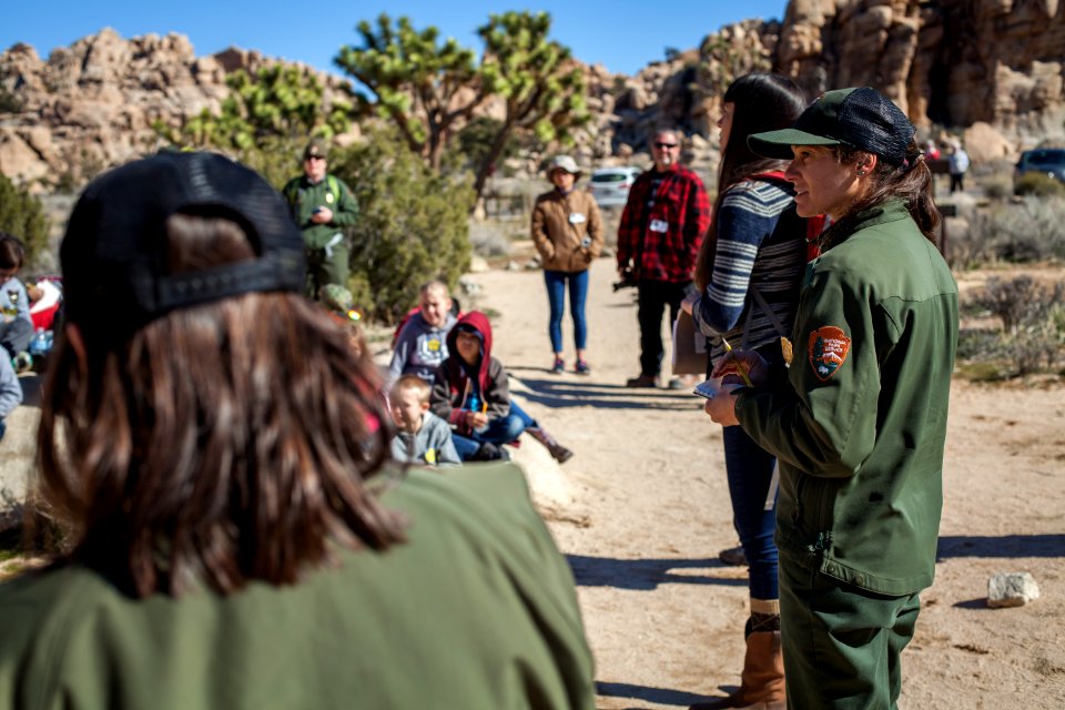 NPS Education staff with field trip