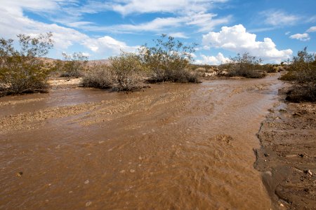 Flash flooding near North Entrance, 8/26/15 photo