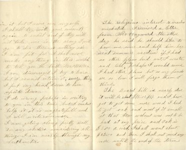 Letter from Eugene Houghton (Class of 1863), January 20, 1862 page 2