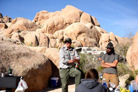 Ranger-led volunteer event in Indian Cove