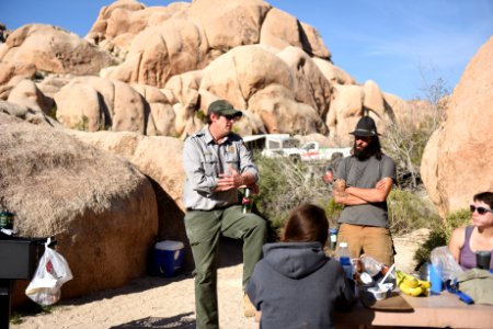 Ranger-led volunteer event in Indian Cove