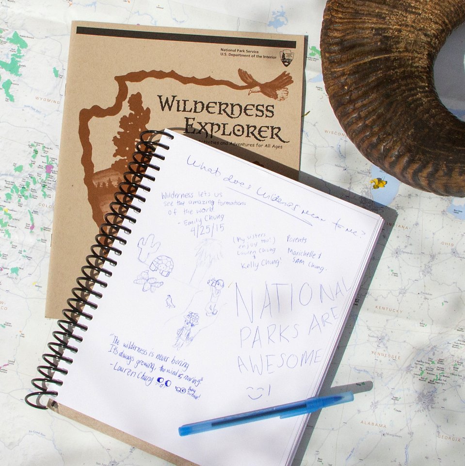 National Junior Ranger Day, April 25, 2015; Wilderness Explorer Book