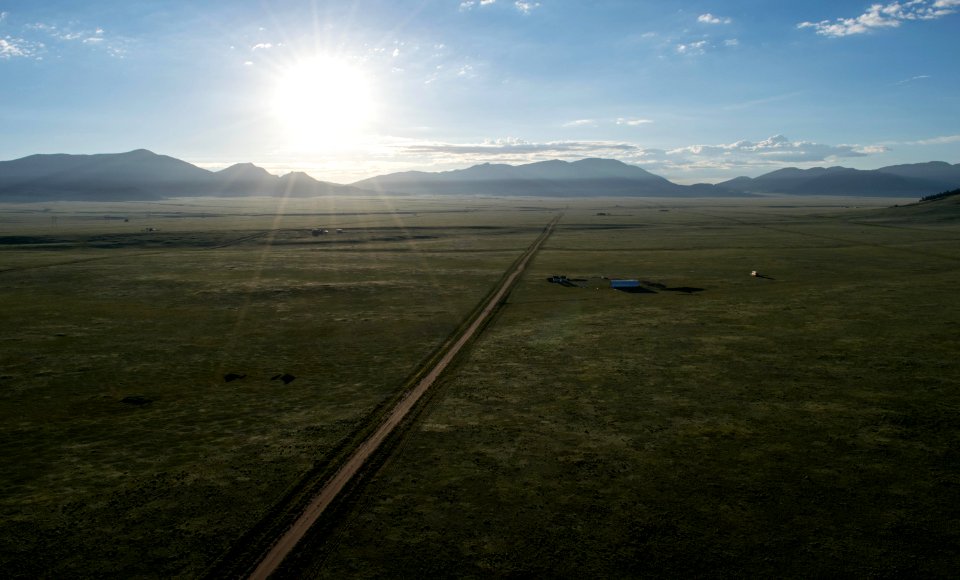 the Sun and the Dirt Road in the Middle of Nowhere