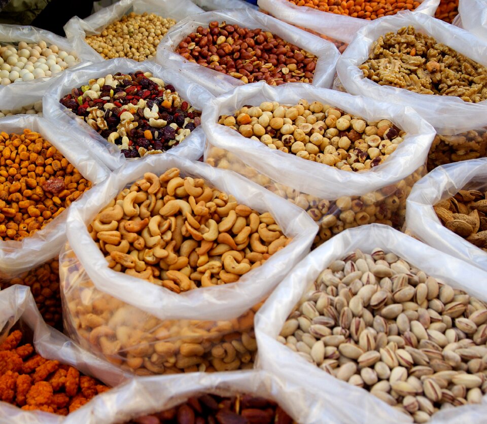 Pistachios peanuts nuts