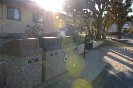 Recycling Bins at Black Rock Campground