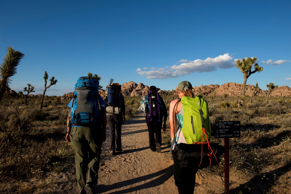 Backpacking along the Boy Scout Trail