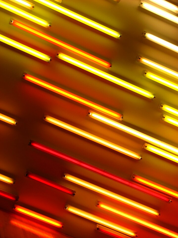 Red yellow abstract