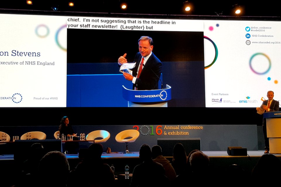 Simon Stevens at Confed 2016