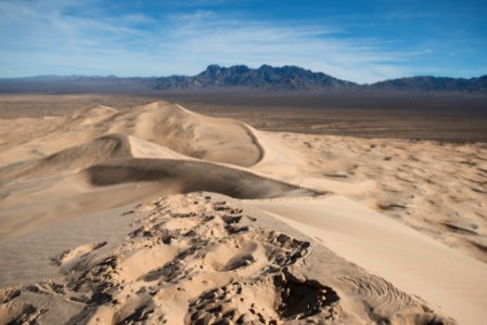 Kelso Dunes in the Mojave Preserve photo