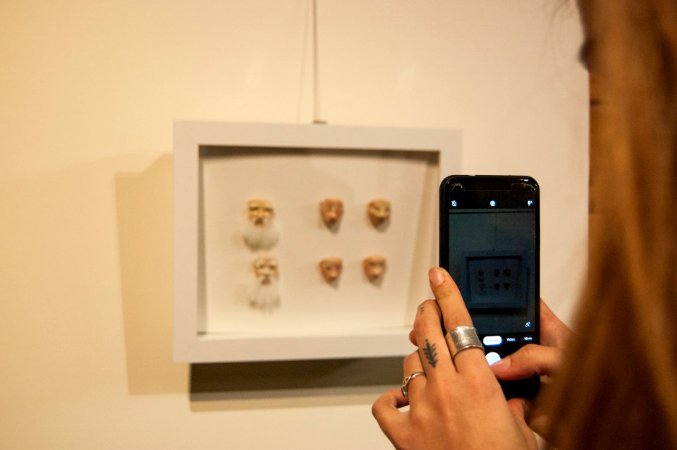Artwork at the Black Rock Art Gallery opening