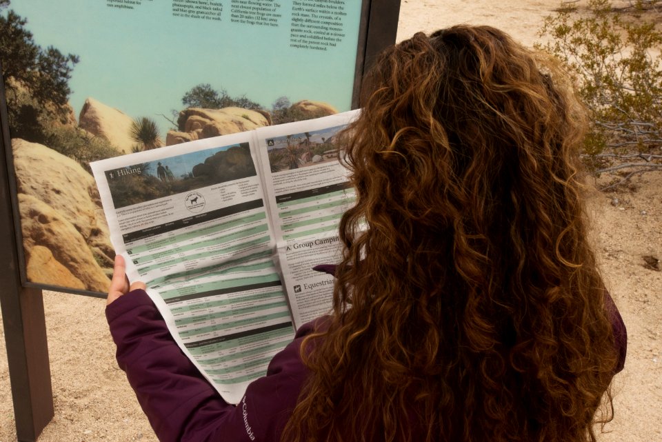 Using the park newspaper