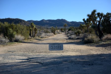 Road Closure Sign photo