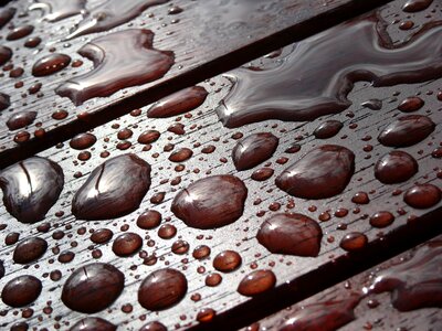 Droplets texture wooden