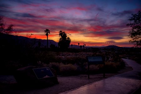 Oasis of Mara trail at sunset