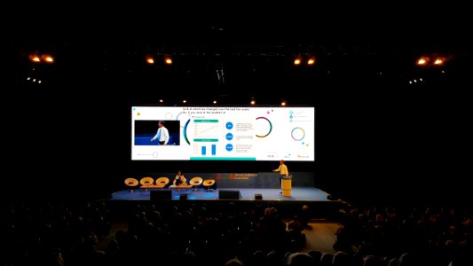 Jeremy Hunt on stage at Confed 2016