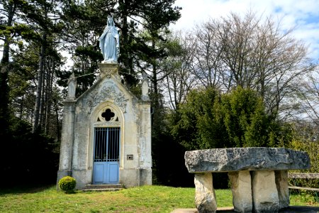 La chapelle des Bures . Lorraine . France .