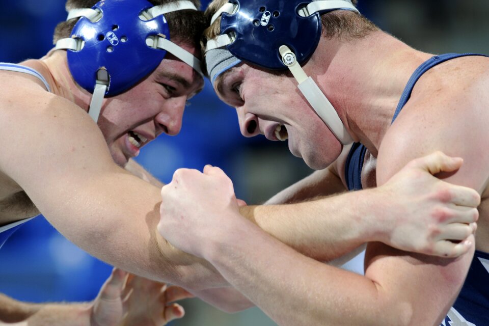 Athletes match sport