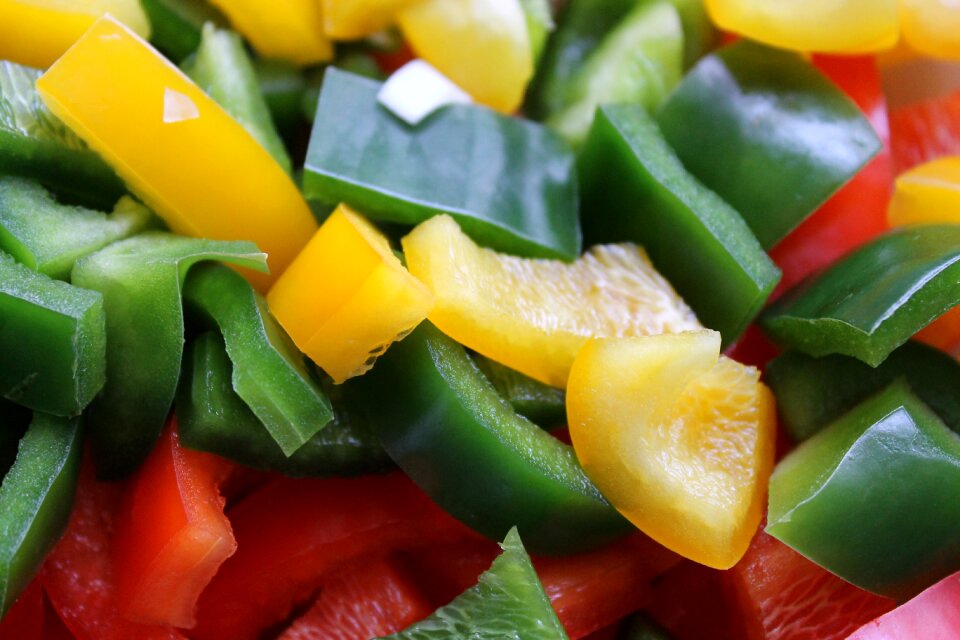 Color vegetables vitamins