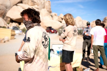 Climber stewards at Climber Coffee in Hidden Valley photo