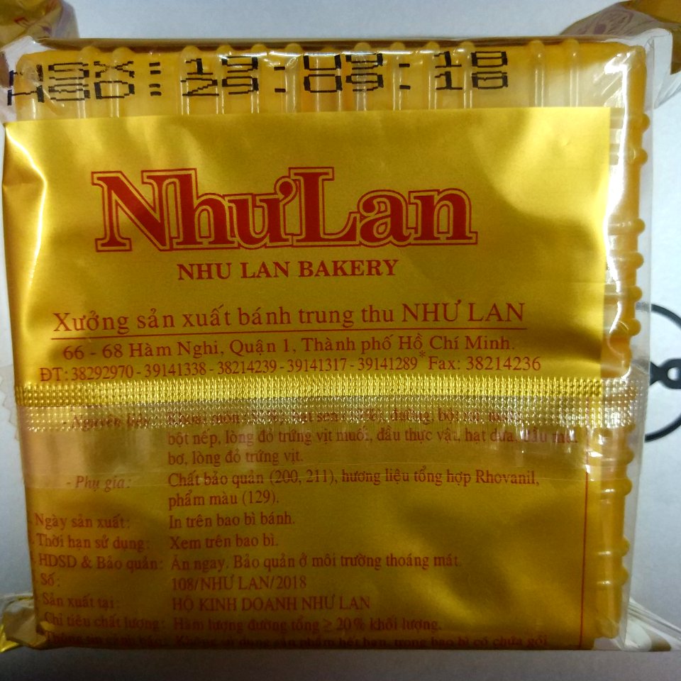 bánh trung thu như lan khoai môn hạt sen moon cake