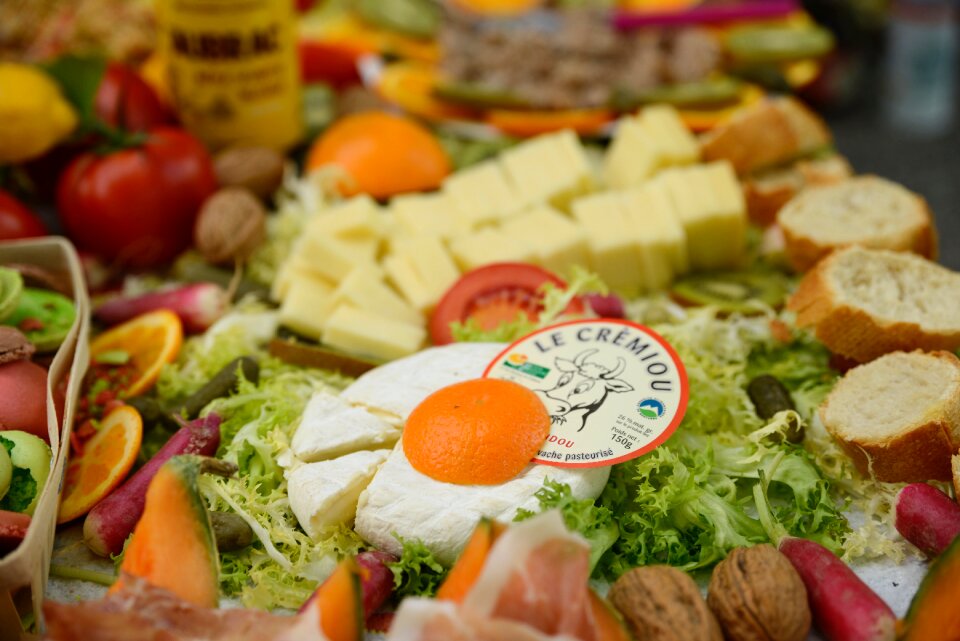 Picnic cheese buffet