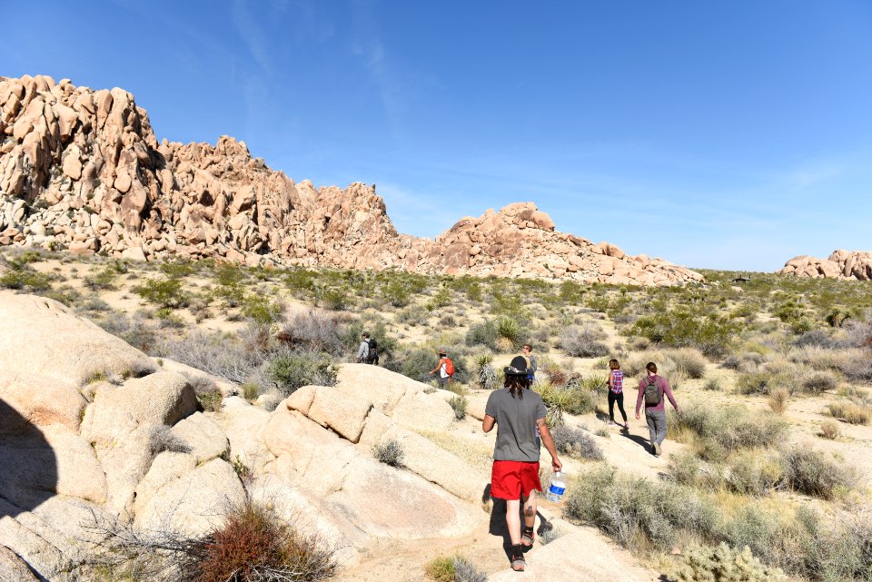 Hiking and scrambling in Indian Cove