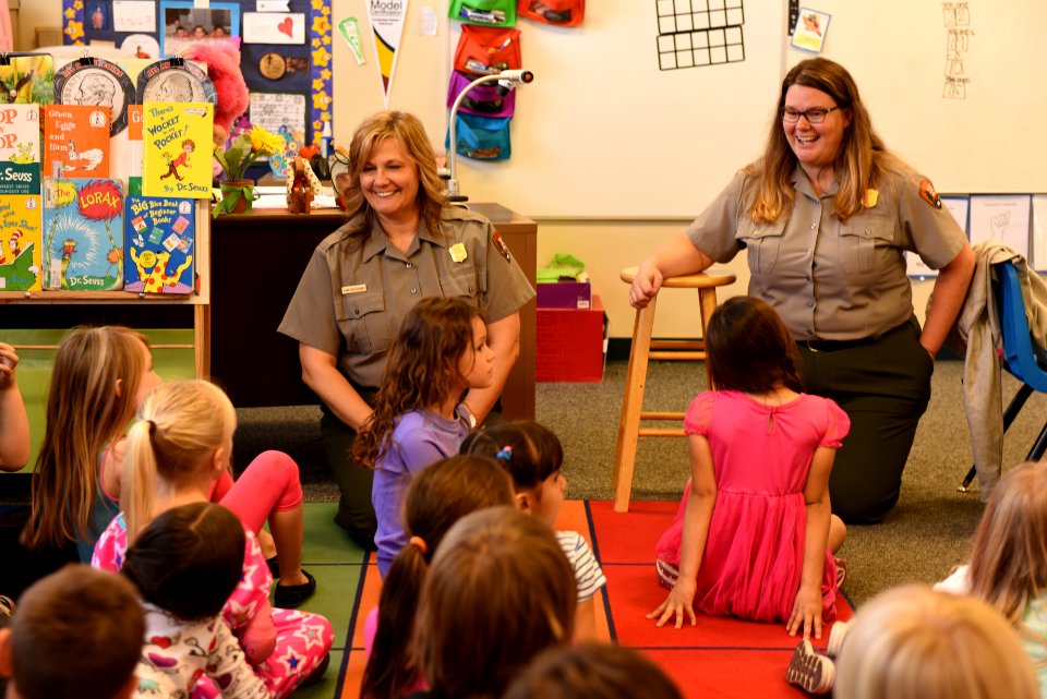 Rangers at Elementary School