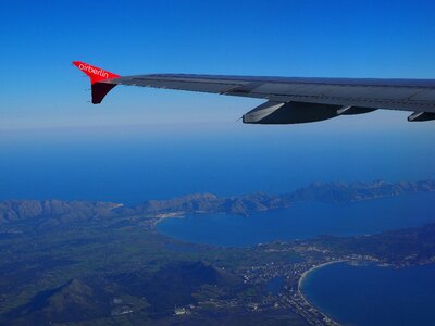 Flying return journey farewell