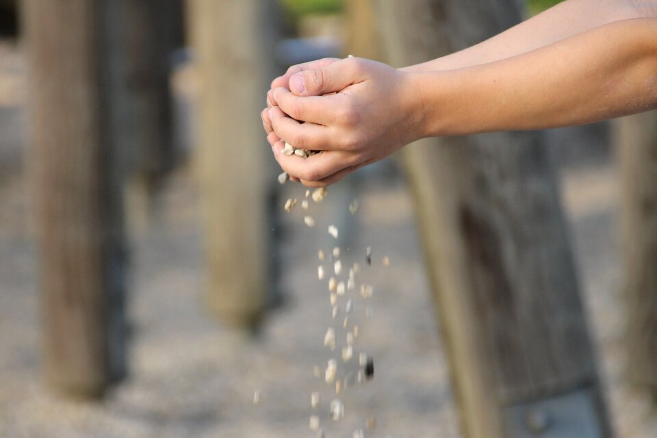 Play work sand photo