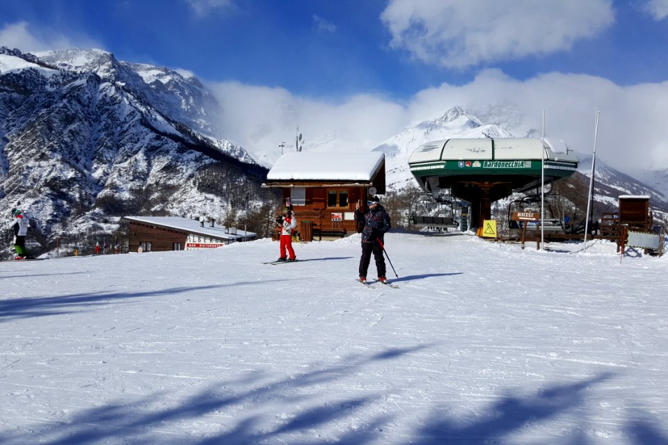 Bardonecchia - top of the Campo Smith lift, from the Grania restaurant
