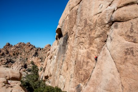 Rock Climbers in Hidden Valley photo