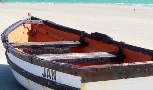 Rust anchorage ocean